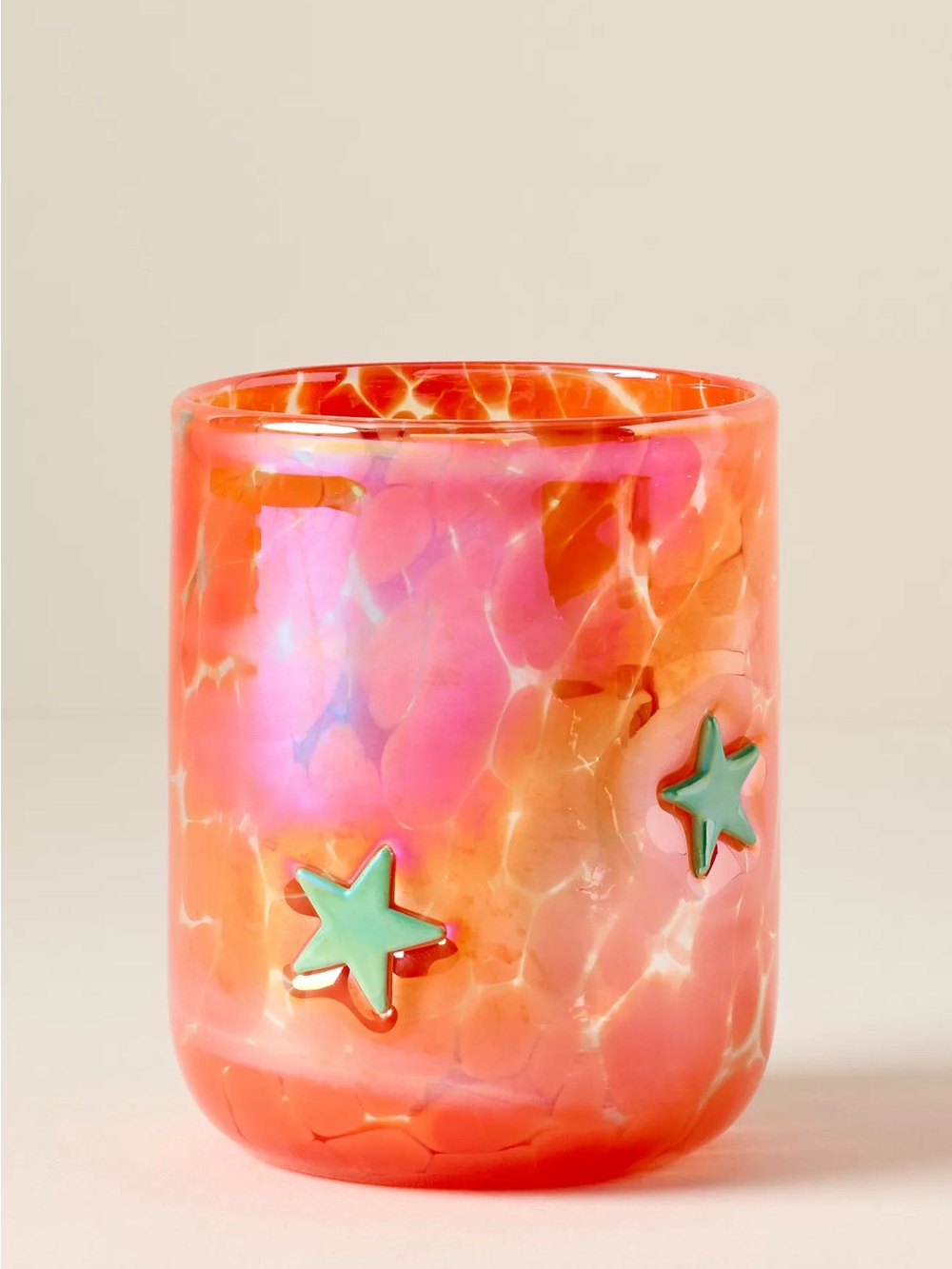 Anthropologie The Limited-Edition Marquee Icon Juice Glass Patina Star